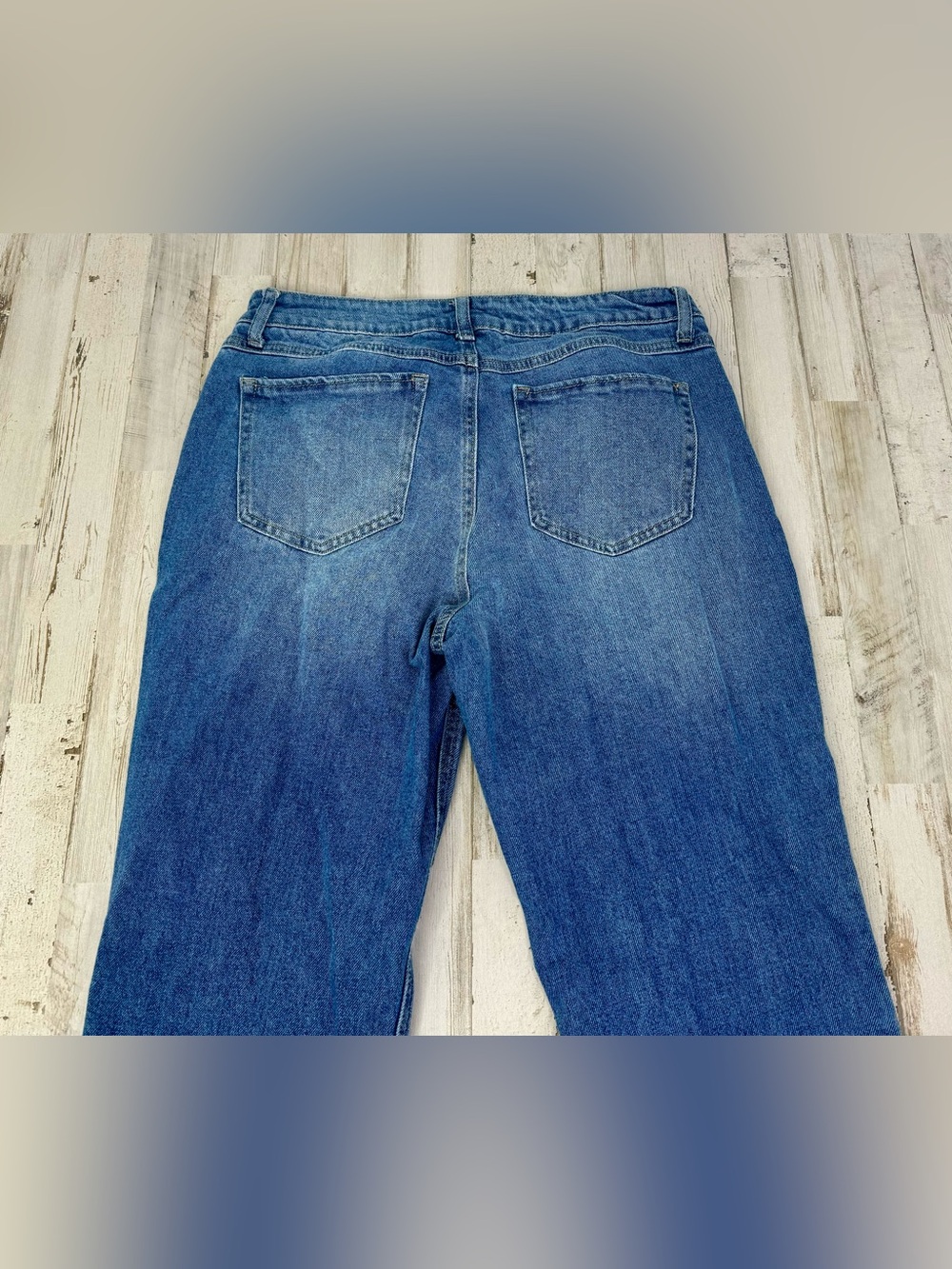 Cato Collection Limited Edition Jeans Women's 12 (32x26) Blue Straight Floral - Picture 10 of 11